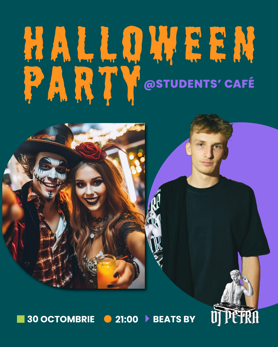 Afiș DJ Petra West Gate Studios